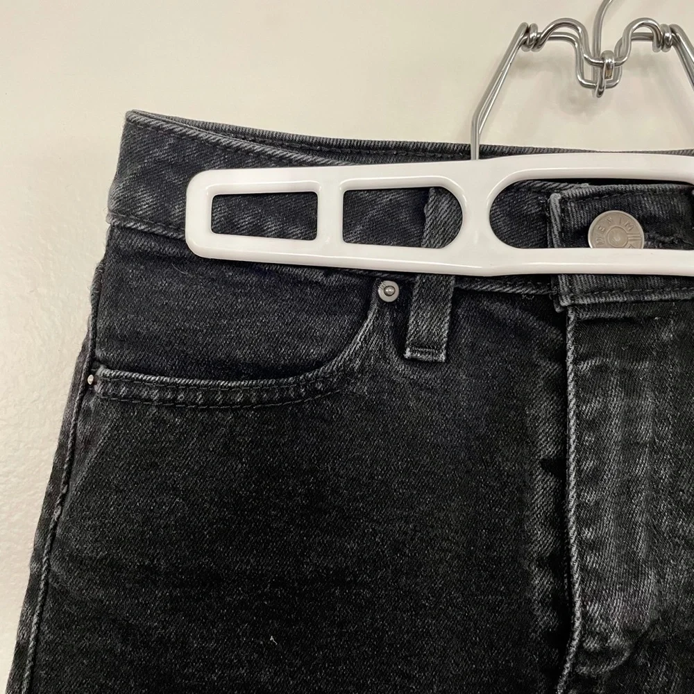 BDG High Waisted Black Denim Shorts - Picture 7 of 13
